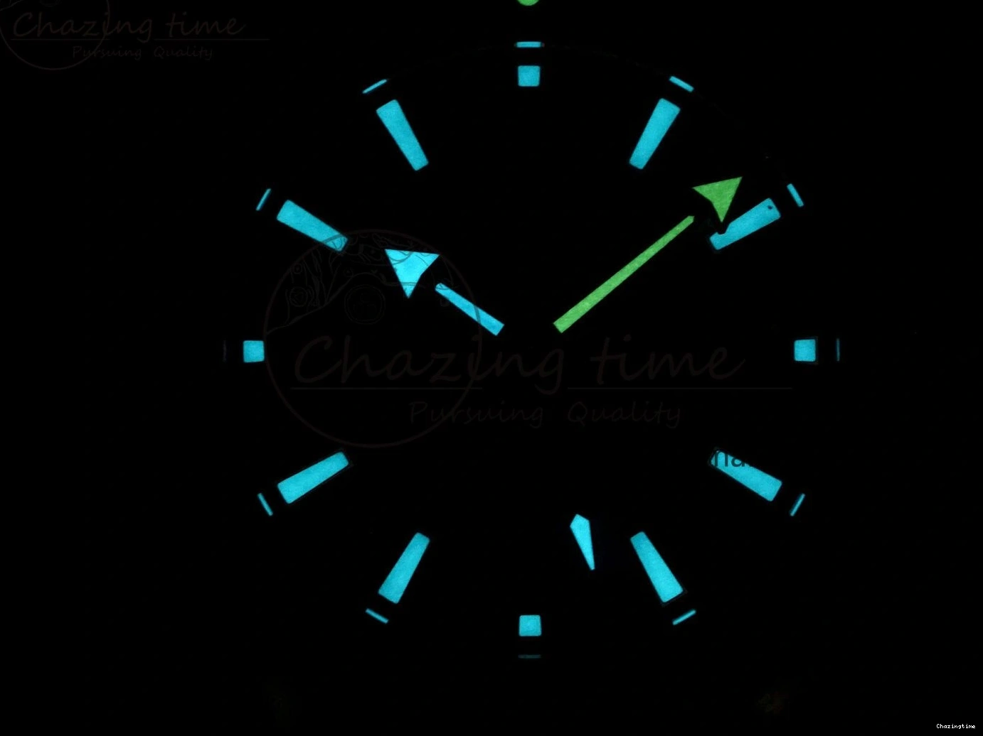 0513 Planet Ocean 43.5mm SS VSF 1:1 Best Edition Green Bezel White Dial on Green Rubber Strap A8900 Super Clone Unisex 7713